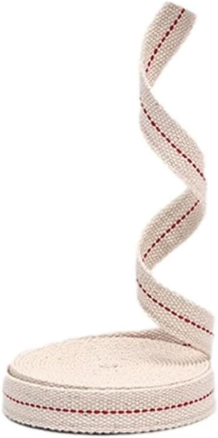 Bless International Natural Cotton Flat Wick Roll 78 Inch 65 Feet