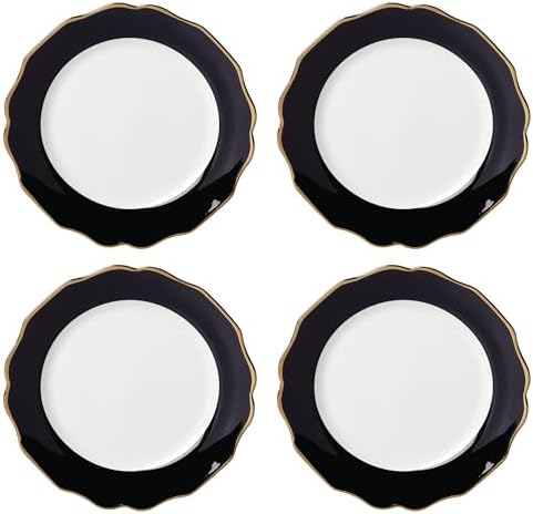 Lenox Contempo Luxe Dinner Plates Set of 4 Black