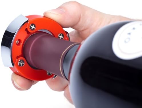 Ozeri Electric Wine Opener with Foil Cutter Red Style