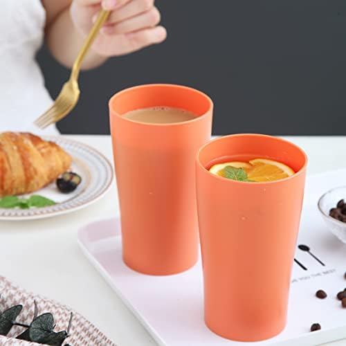 Kyraton 8-Piece Reusable PP Drinking Cup Set