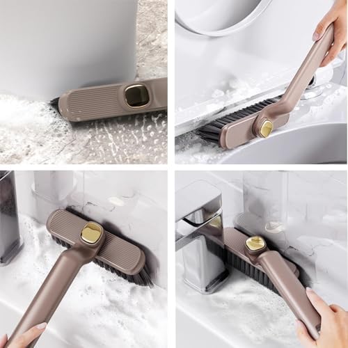 360 Degree Rotating Crevice Cleaning Brush with Trash Picker