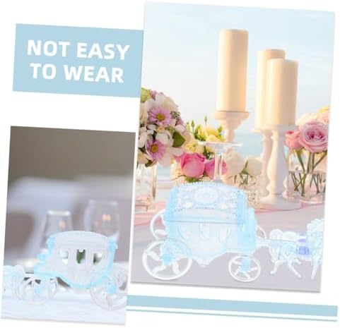 2pcs Carriage Candy Box Creative Wedding Favor Containers
