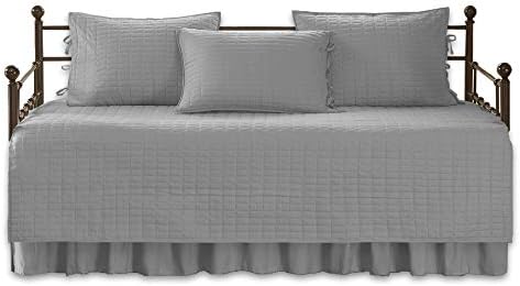 Comfort Spaces Daybed Cover Set Kienna Grey 75x39 5 Piece