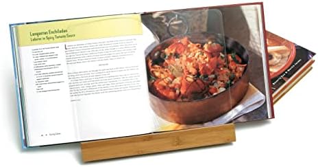 Lipper International Bamboo Wood Cookbook Stand