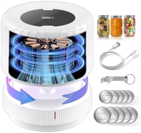 SelePow VP06 Electric Vacuum Sealer for Jars
