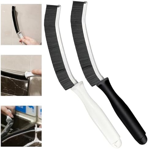 2Pcs Crevice Cleaning Brush for Kitchen and Bathroom Use