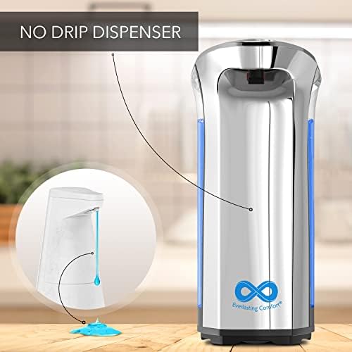 Everlasting Comfort Touchless Soap Dispenser with No Drip and Adjustable Output
