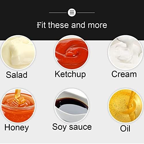 CONDRA FIELD Condiment Squeeze Bottles 3Pcs 135oz
