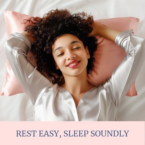 BEDELITE Satin Pillowcase Set 2 Pack Coral