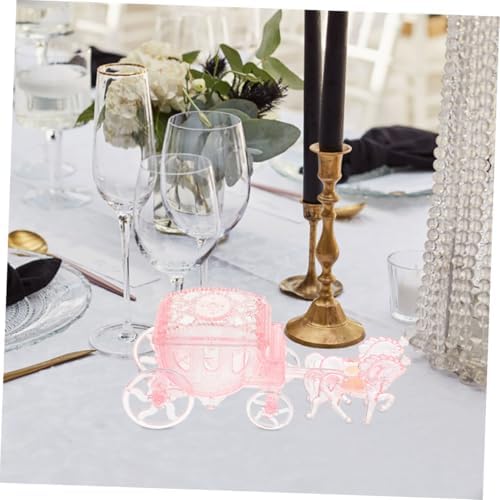 2pcs Carriage Shaped Favor Boxes for Weddings Birthdays