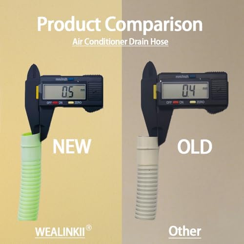 WEALINKII 50ft Mini Split Drain Hose with 58 ID