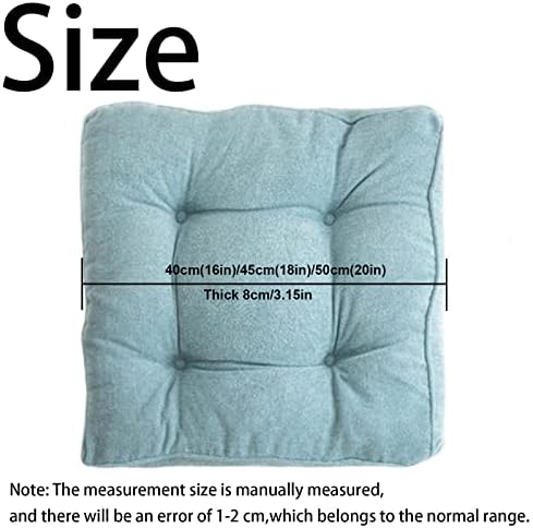 Soft Velvet Chair Cushion with Ties Set of 2