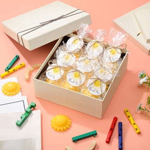 Demissle 20 Pcs Yellow Soap Baby Shower Favors