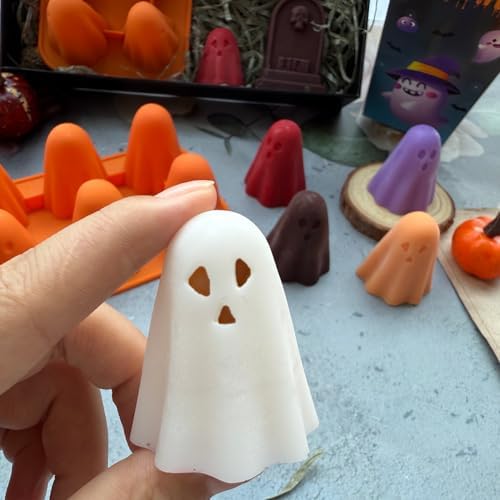 2 Packs Ghost Silicone Molds for Halloween Candies