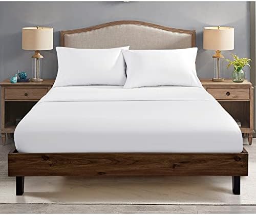 FreshCulture Twin Fitted Sheets 6 Pack White Deep Pocket
