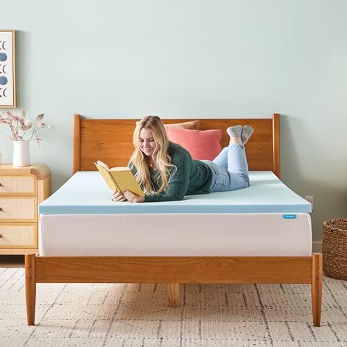 LINENSPA 2 Inch Gel Memory Foam Mattress Topper - Full Size