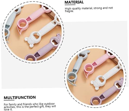 KICHOUSE 4 Pack Multi Function Jar Opener Set