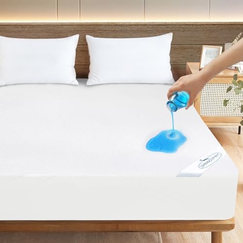 Full Size Mattress Protector Waterproof and Breathable Terry Soft Cover