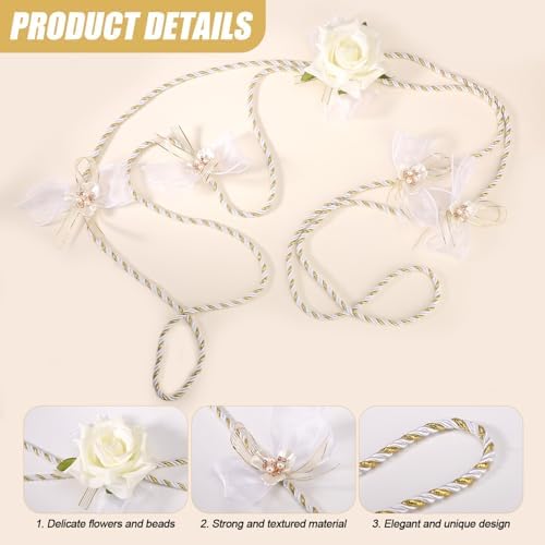 White Wedding Lasso Rope Unity Cord for Ceremony