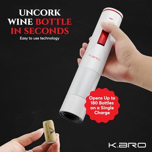 Rechargeable Electric Wine Opener With Foil Cutter