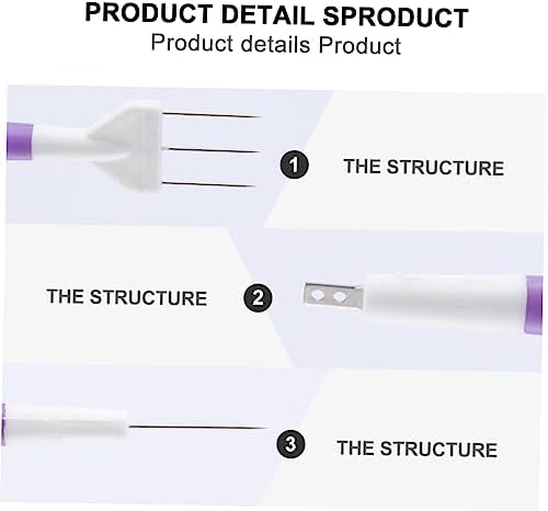 DECHOUS Cookie Carving Tool Set Plastic Oval Cake Decorators