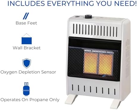 ProCom ML100TPA B Ventless Propane Infrared Space Heater 10000 BTU