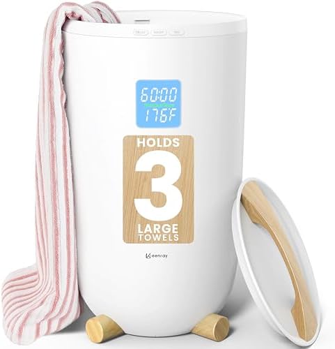 Keenray Large Towel Warmer Bucket with LCD Screen