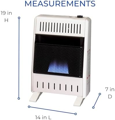 ProCom ML100TBA-B Ventless Propane Blue Flame Space Heater