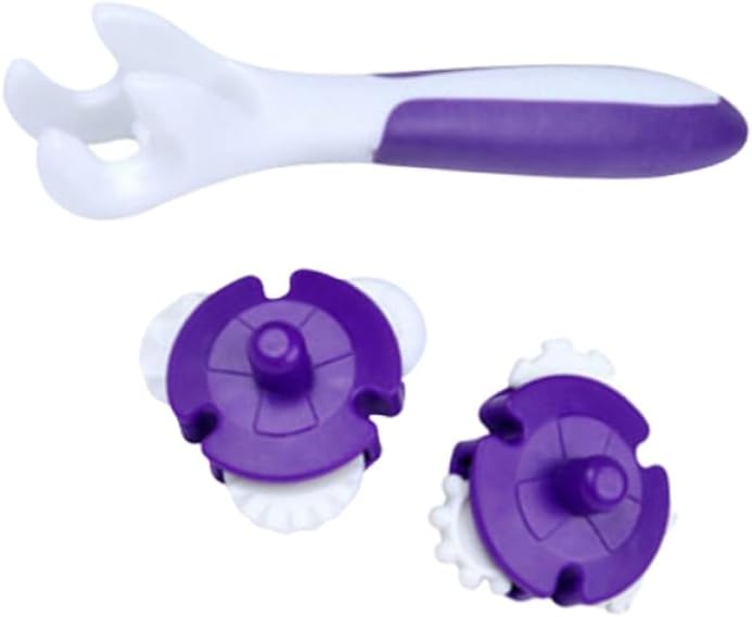 9 Pcs Reusable Dessert Making Tool Set Purple