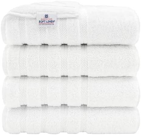 American Soft Linen 4 Piece Bath Towel Set