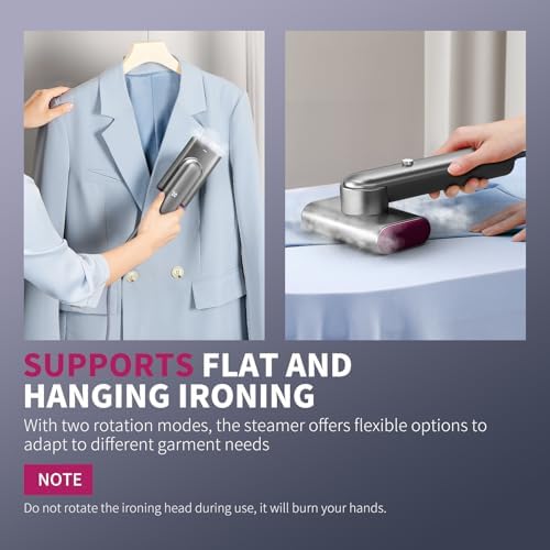 Eoubed Portable Garment Steamer for Quick Wrinkle Removal
