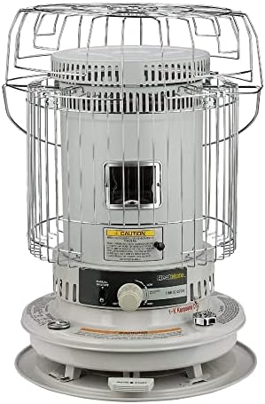 HeatMate HMC-23K Kerosene Heater 23500 BTU White Cordless