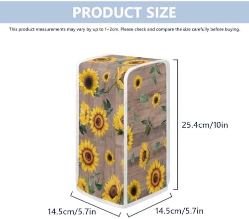 Wooden Sunflower Can Opener Dust Cover