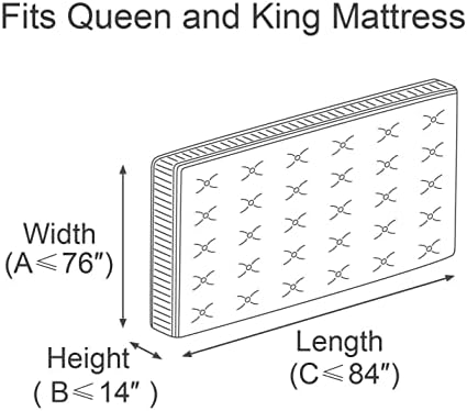 ComfortHome Mattress Bag 2 Pack Queen King Size