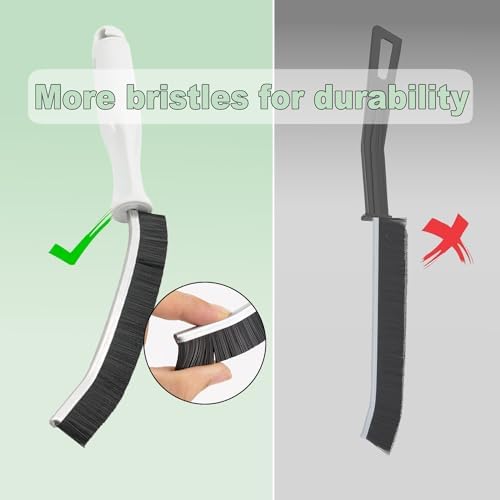 2Pcs Crevice Cleaning Brush for Kitchen and Bathroom Use