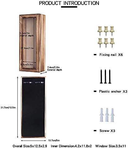 Freezing Point Shadow Box Frame 5x125 Flower Display Case