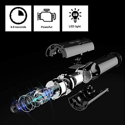 ueecool Electric Wine Opener Set with LED Light and Foil Cutter