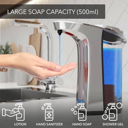 Everlasting Comfort Touchless Soap Dispenser with No Drip and Adjustable Output