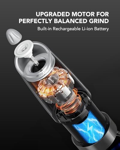 FORLIM Gravity Electric Salt and Pepper Grinder Set