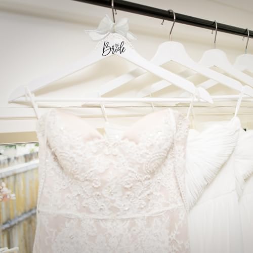 Yuntau Bride Wedding Dress Pearl Hanger with Bow