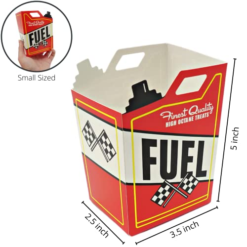 24 Race Car Treat Boxes with Checkered Flags Racing Party Supplies