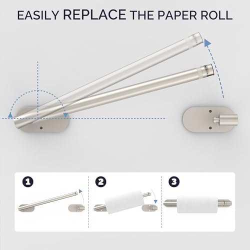 SUS304 Stainless Steel Paper Towel Holder Silver