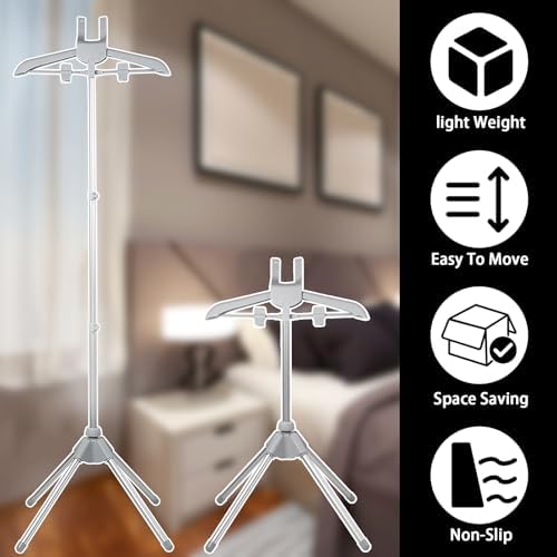 Garment Steamer Hanger with Ironing Glove and Stand