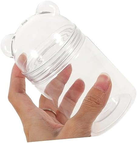 6pcs Bear Shaped Candy Jars for Birthday Parties and Chocolate Storage