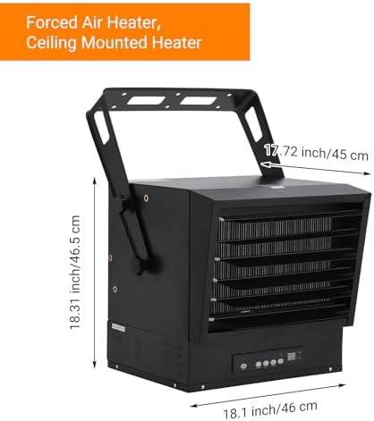 GarveeTech 10000W Garage Heater with Remote and Timer
