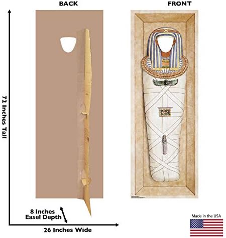 Cardboard People Mummified Pharaoh Cutout Stand-In