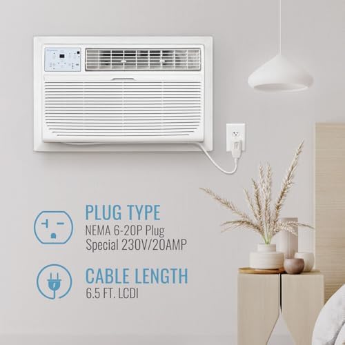 Keystone 14000 BTU Wall AC with Heat and Dehumidifier