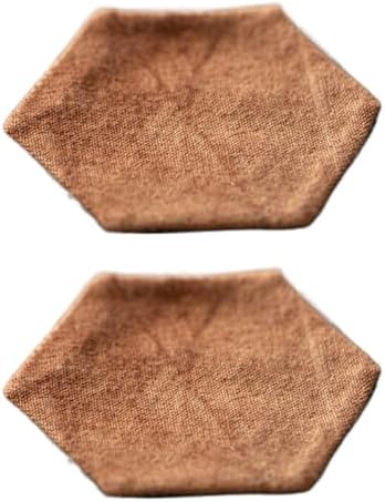 2pcs Fabric Coasters for Drinks Heat Resistant