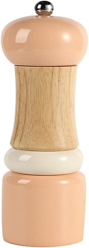 Wooden Pepper and Salt Grinder Set Manual Spice Mill Kitchen Essentials