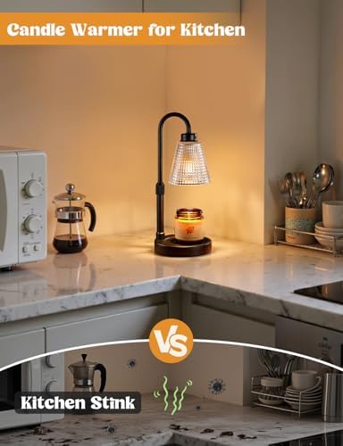 Innqoo Flame-Free Candle Warmer Lamp with Timer